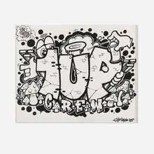 1up, Untitled, 2019, acrylic on canvas