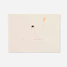 Osgemeos, Untitled (Molotov), 2003, ink on paper
