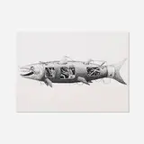 Phlegm, Salmon, c. 2012, ink on paper