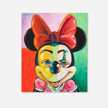 Ron English, Minnie, oil on canvas