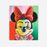 Ron English, Minnie, oil on canvas