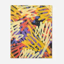 Seen, Untitled, 2020, spray paint on canvas