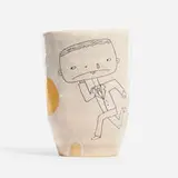 En Iwamura, Doodle Cup 18, 2018, glazed stoneware