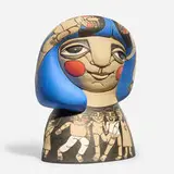 Janina Myronova, Blue Love, 2023, glazed stoneware