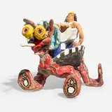 Sharif Farrag, Bathtub Dog, c. 2020, glazed stoneware