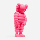 Kaws, What Party (Pink), sculpture