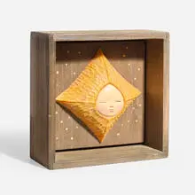 Moe Nakamura, First Star, 2018, polystone, acrylic, wood