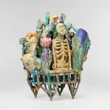 Sunkoo Yuh, Mundane Life in Long Beach, 1998, glazed stoneware