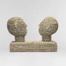 Nancy Carman, Untitled (Heads), glazed earthenware