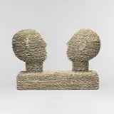 Nancy Carman, Untitled (Heads), glazed earthenware