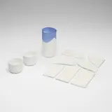 Piet Stockmans, Collection of four works, 1985, glazed porcelain