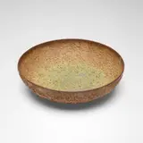 Bowl by Gertrud and Otto Natzler, volcanic-glazed earthenware, sold Apr 2026
