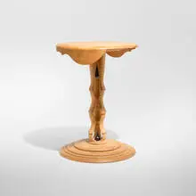 Peter Exton and Dick Codding, Table Melt 2, 1996, curly maple, ebony