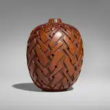 J. Paul Fennell, Braided vessel, 2000, eucalyptus