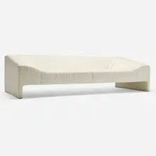 Malmö sofa by Patricia Urquiola, 2002, leather upholstery, galvanized steel, sold May 2026