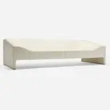 Patricia Urquiola, Malmö sofa, 2002, leather upholstery, galvanized steel