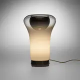 Angelo Mangiarotti, Saffo table lamp, 1966, glass, polished aluminum