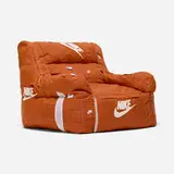 Darren Romanelli, Rare lounge chair, c. 2000, polyester upholstery