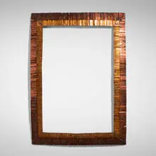 Line Vautrin, Wall frame, Talosel resin, hardboard