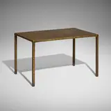 Kostas Coulentianos, Coffee table, c. 1960, gilt steel