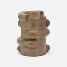 Bari Ziperstein, Twisted Donut occasional table, 2020, glazed ceramic
