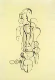 Oskar Schlemmer, Konzentrische Gruppe (Figurenplan K 1)