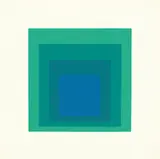 EK Ia by Josef Albers, 1970, Farbserigrafie auf leicht genarbtem Hahnemühle-Halbkarton, sold Jun 2016
