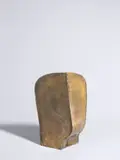 Michael Croissant, Kopf, 1996, Bronze mit goldbrauner Patina