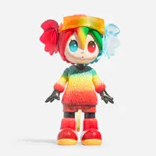 Yosuke Ueno, Little Rainbow Marsper, 2021, painted cast vinyl