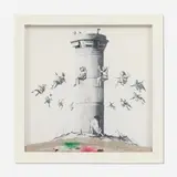 Banksy, Walled Off Hotel Box Set Print, 2017, offset lithograph and concrete in artist's frame