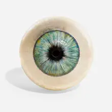 The Third Eye by Kenji Sugiyama, 2013, acrylic, plastic, miniature paper diorama, mirror, sold Oct 2025