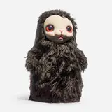 Mark Ryden, Yuki the Young Yak (Black), 2022, polyester fiber, vinyl, leather