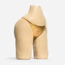 Meegan Barnes, Gold Thong Booty vase, sculpture