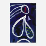 Untitled (from the Picasso series) by Emerson Woelffer, 1993, oil and acrylic on canvas, sold Oct 2025