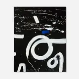 Untitled by Emerson Woelffer, 1997, oil and acrylic on canvas, sold Oct 2025