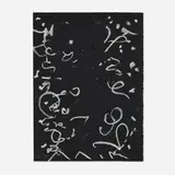 Untitled by Emerson Woelffer, oil stick and collage on paper, sold Oct 2025