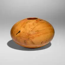 Ashleaf Maple Globe by Matt Moulthrop, 2007, ashleaf maple, sold Apr 2026