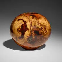 Philip Moulthrop, Water Oak Burl Globe, 2017, water oak burl