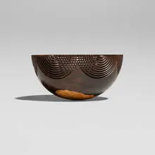 Hans Weissflog, Half Circle bowl, African blackwood