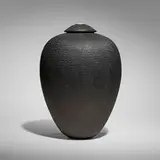 John Jordan, Black Jar, 1992, ebonized wood