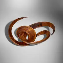 William Hunter, Converging Helix, 1999, cocobolo