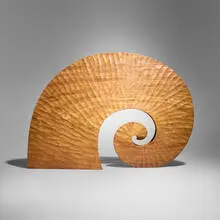 Ben Trupperbäumer, Nautilus, 1997, cedar