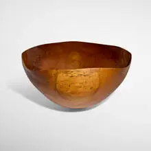 Anthony Bryant, Monumental bowl, 1999, green-turned brown oak