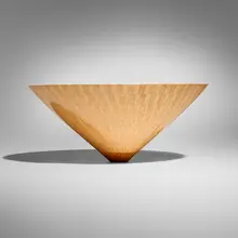 Mike Shuler, Segmented flaring bowl, bird's-eye maple, satinwood