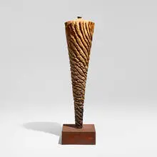 Jack Slentz, Untitled from the Individuals series, c. 1995, cherry, steel