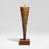 Jack Slentz, Untitled from the Individuals series, c. 1995, cherry, steel