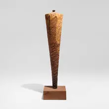 Jack Slentz, Untitled from the Individuals series, 2000, cherry, steel