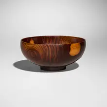 Bowl by Bob Stocksdale, Mexican cocobolo, sold Apr 2026