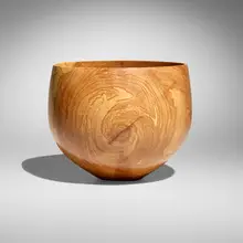 Bowl by Bob Stocksdale, 1995, flowering pear, sold Apr 2026