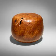 Oak Burl Pot by David Ellsworth, 2008, oak burl, sold Apr 2026